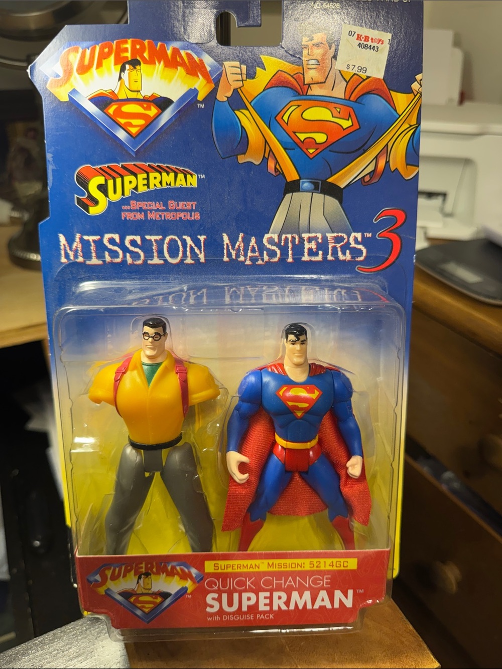 DC Comics Superman Quick Change Duo - Blue, Red, Yellow, Gray